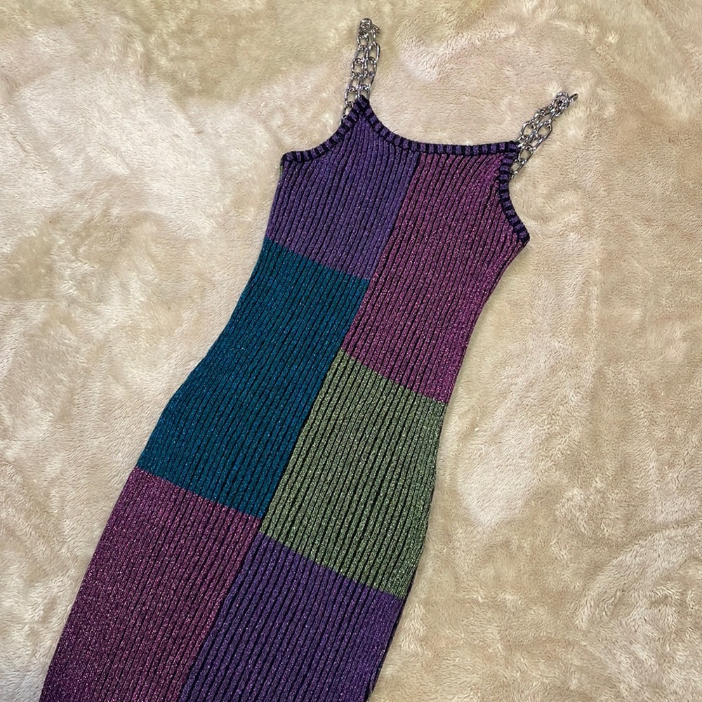 New! Ragged Priest Ribbed Glitter Dress!